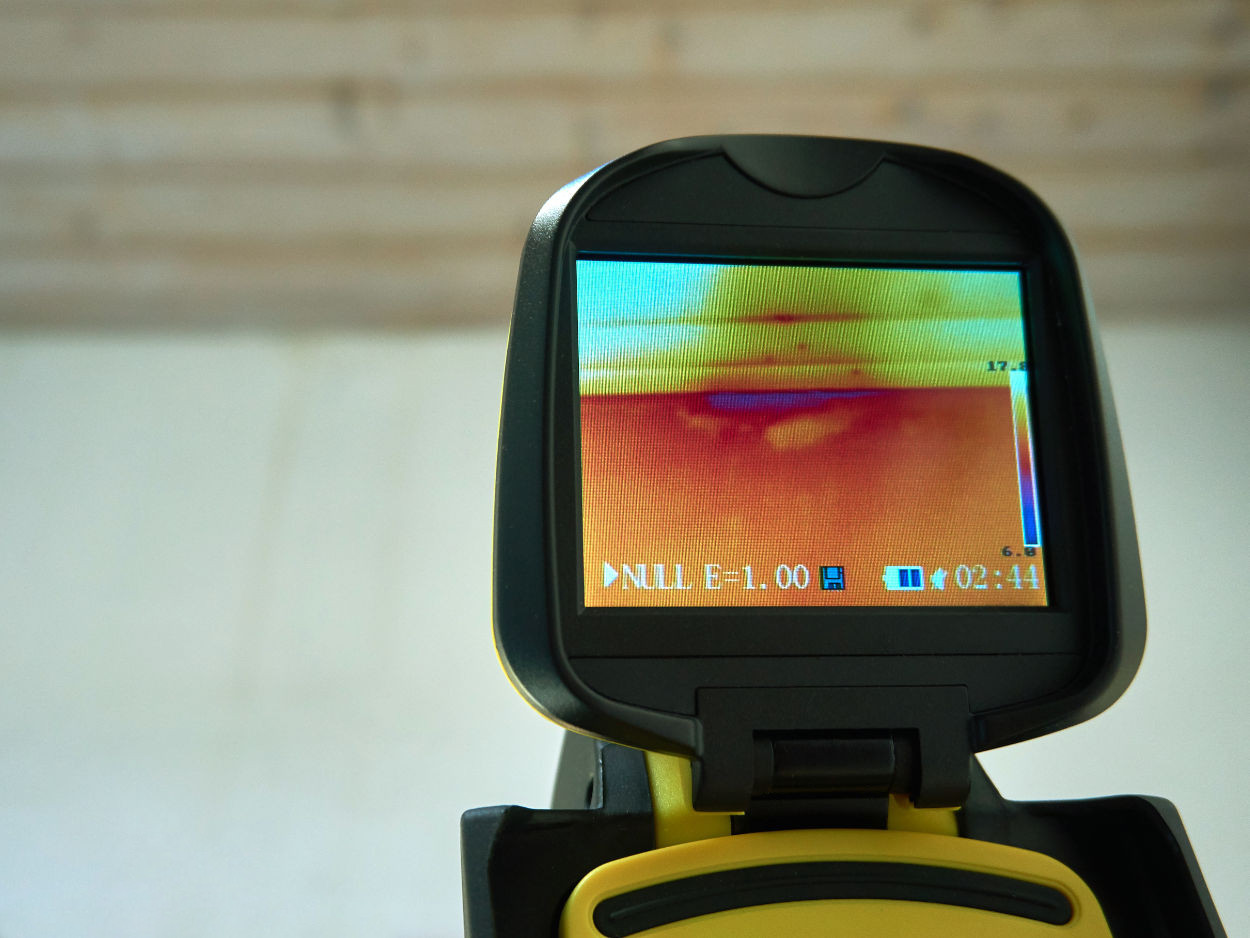 Opravljanje meritev s termografsko kamero