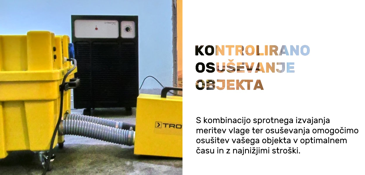 Kontrolirano osuševanje objekta
